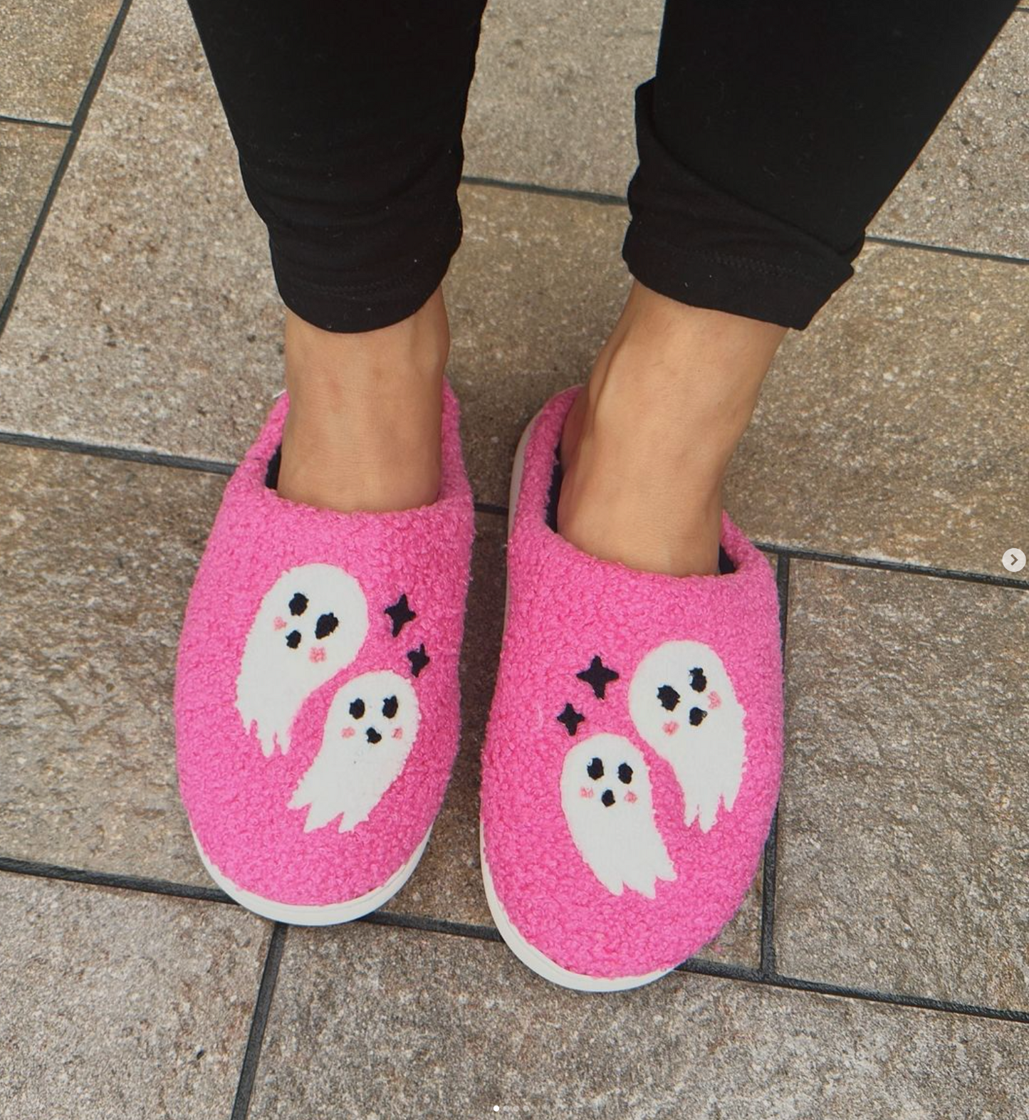 PINK GHOST SLIPPERS ♡ cozy slippers