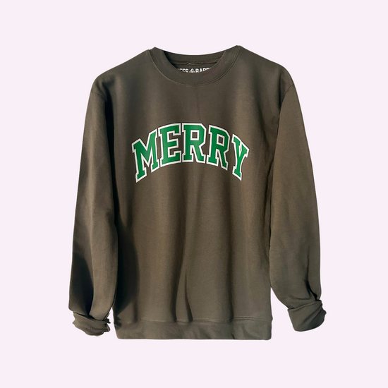 MERRY SWEATSHIRT ♡ adult sweatshirt with merry print