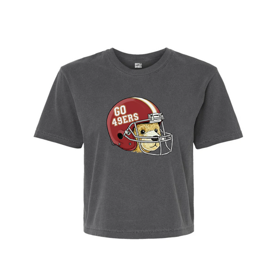 FOOTBALL BEARS ♡ adult cropped team tee