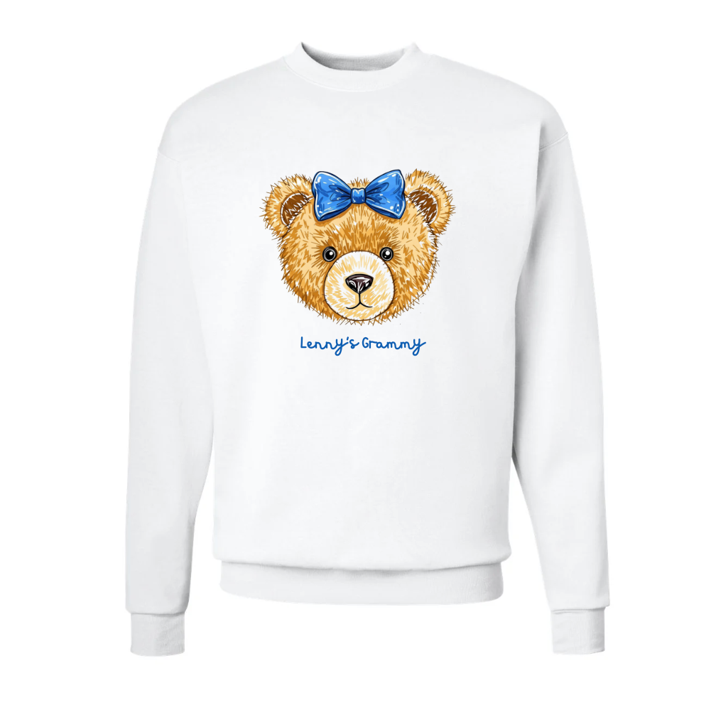 BOW BEAR ♡ personalized sweatshirt