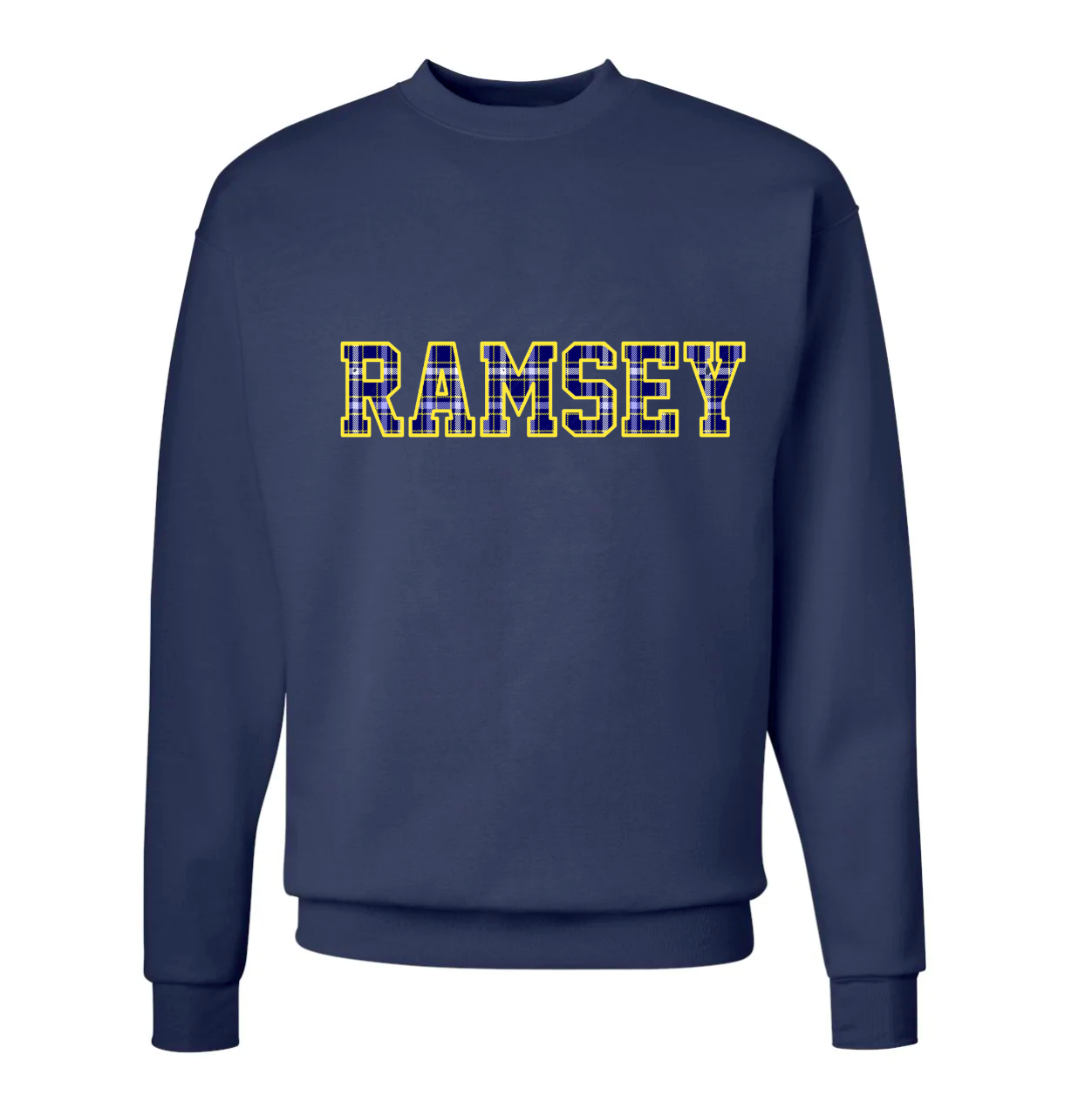 RAMSEY ♡ adult & kids plaid print sweatshirt