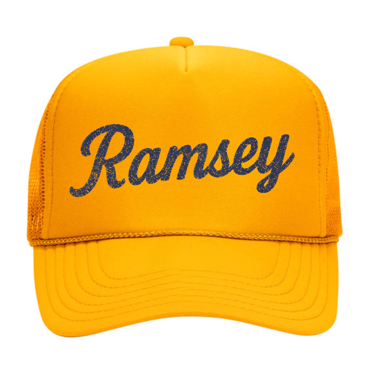 RAMSEY ♡ printed trucker hat