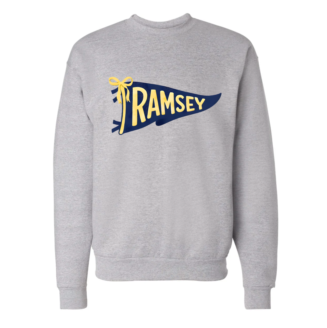 RAMSEY ♡ adult & kids & toddler pennant flag sweatshirt