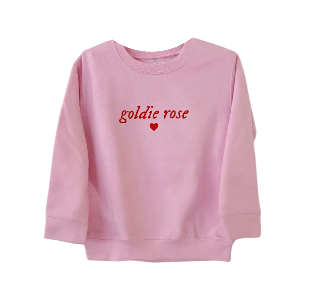 VALEN-LORE ♡ personalized toddler sweatshirt