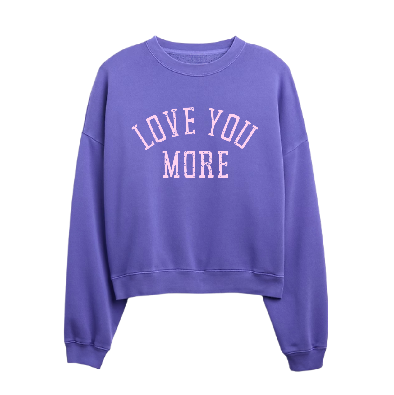 LOVE YOU MORE ♡ vintage printed sweatshirt