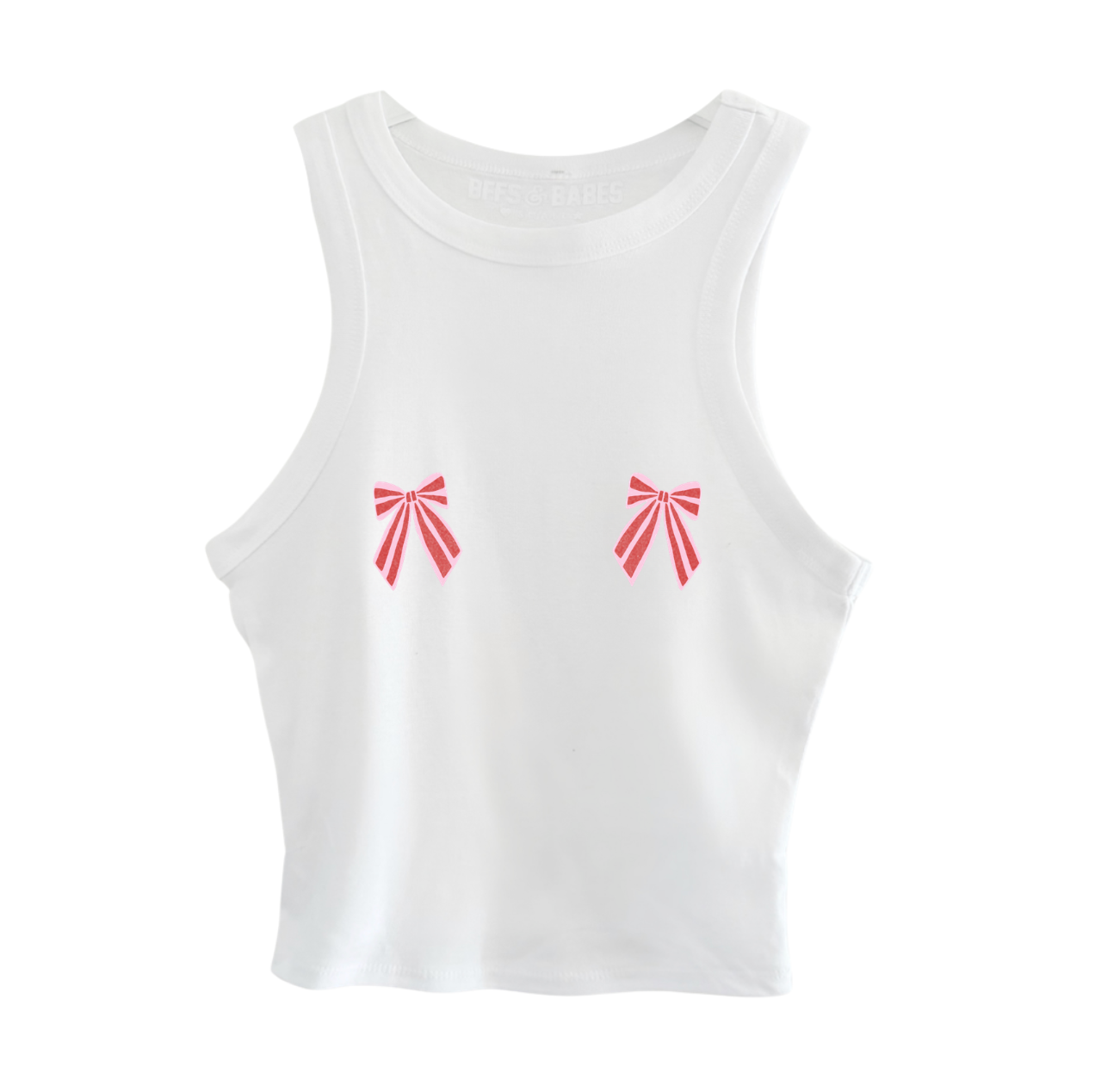 TWO BOWS ♡ printed tank