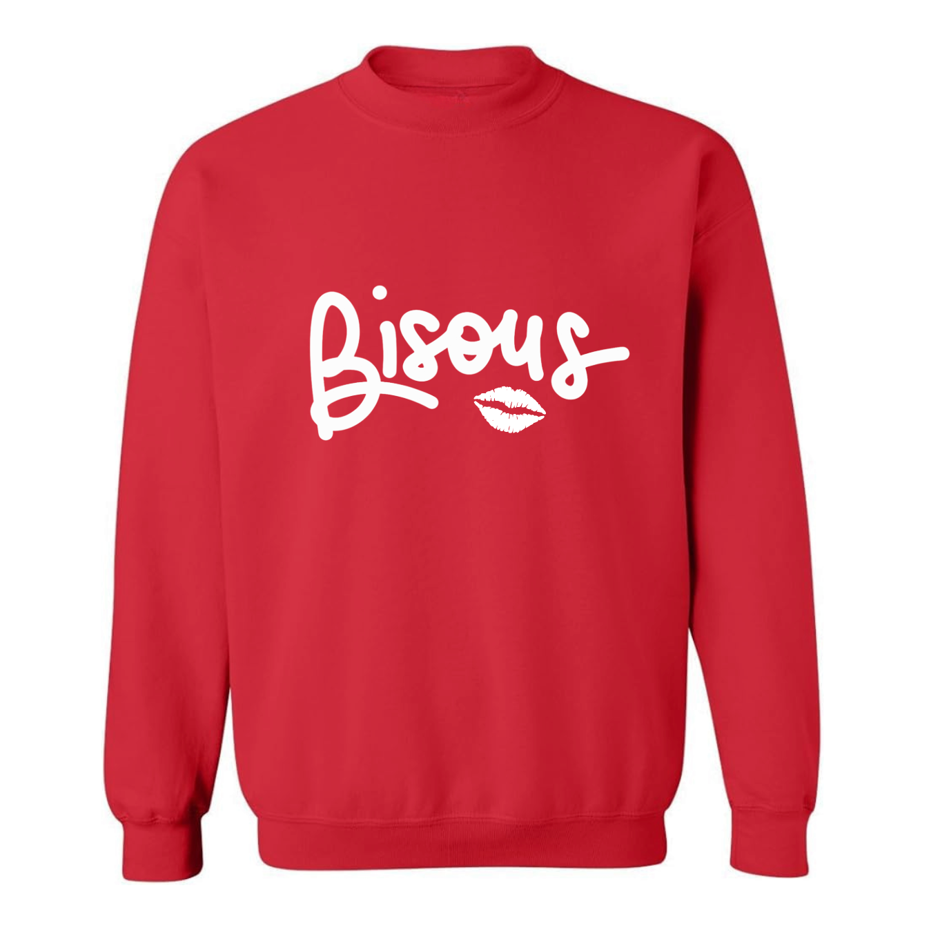 BISOUS ♡ printed sweatshirt