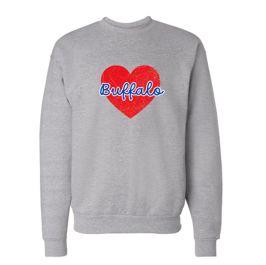 BUFFALO HEART ♡ adult & kids sweatshirt