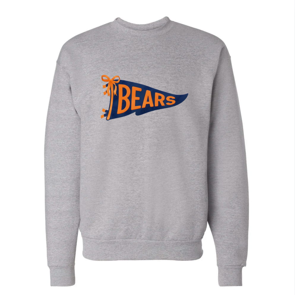 CUSTOM NAVY ORANGE FLAG ♡ adult & kids sweatshirt