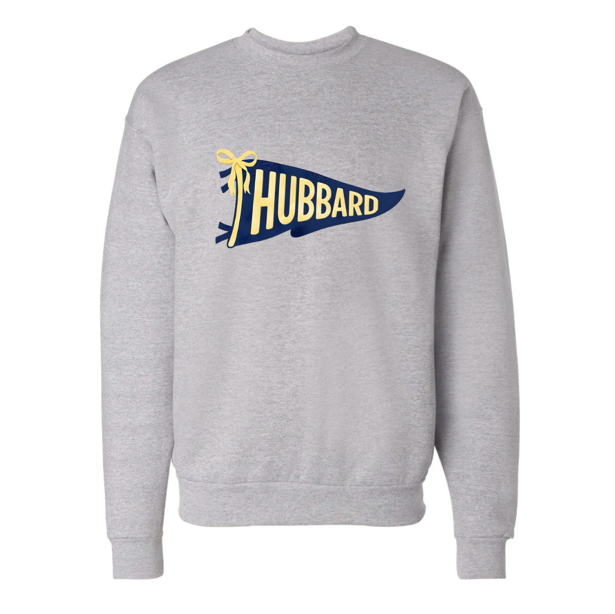 HUBBARD ♡ adult & kids & toddler pennant flag sweatshirt