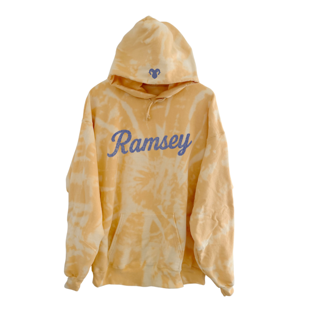 RAMSEY ♡ adult tie-dye hoodie sweatshirt