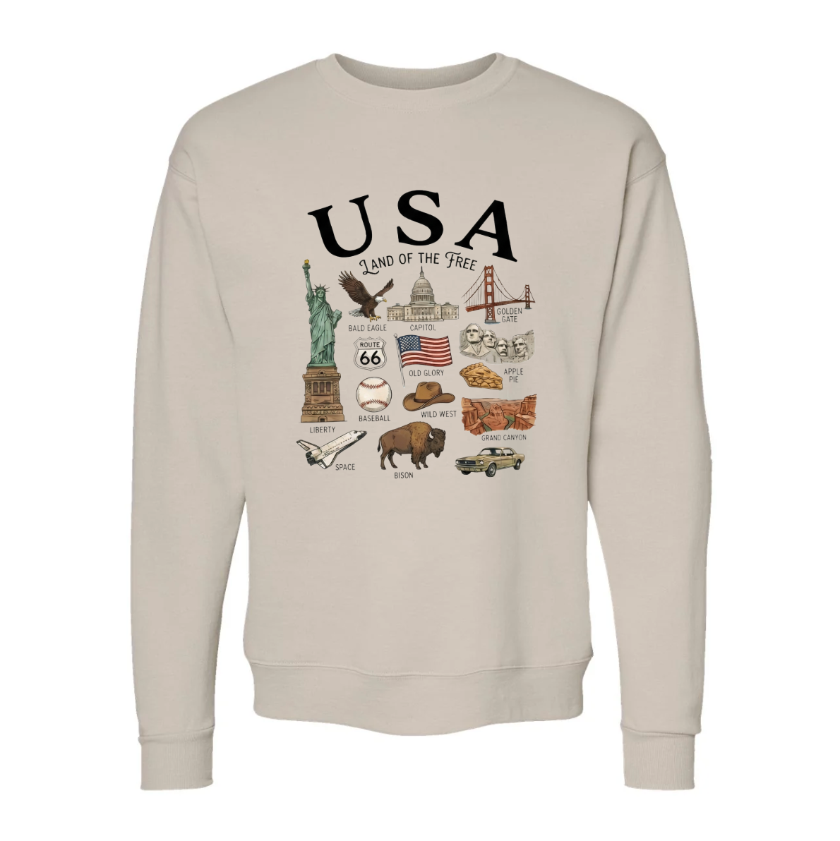 USA ICONS ♡ printed sweatshirt
