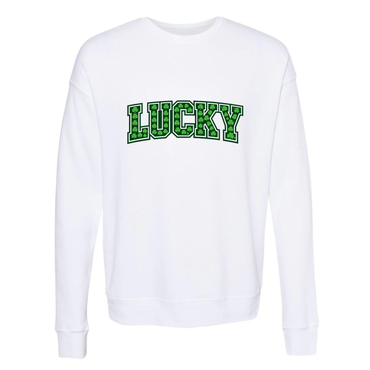 CUSTOM SHAMROCK ♡ adult personalized printed sweatshirt