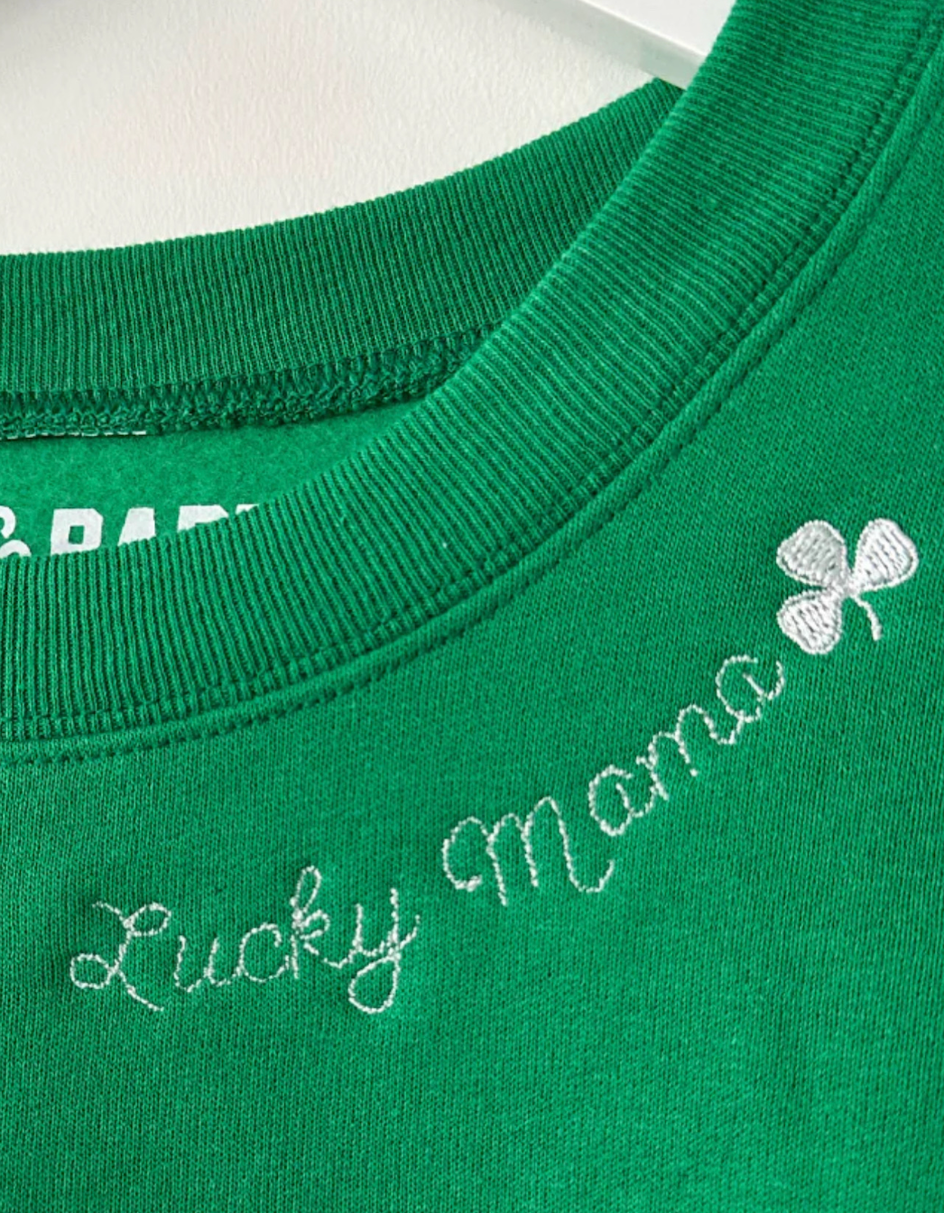 CUSTOM LUCKY STITCH ♡ adult embroidered sweatshirt