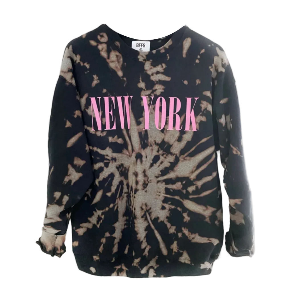 GLOW UP SWEATSHIRT ♡ flip it tie-dye sweatshirt