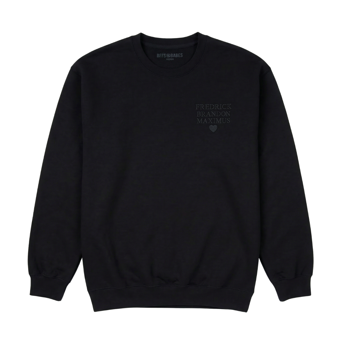 LITTLE HEART STITCH ♡ customizable embroidered sweatshirt
