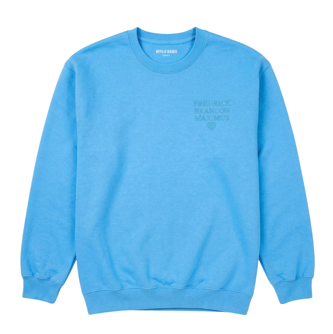 LITTLE HEART STITCH ♡ customizable embroidered sweatshirt