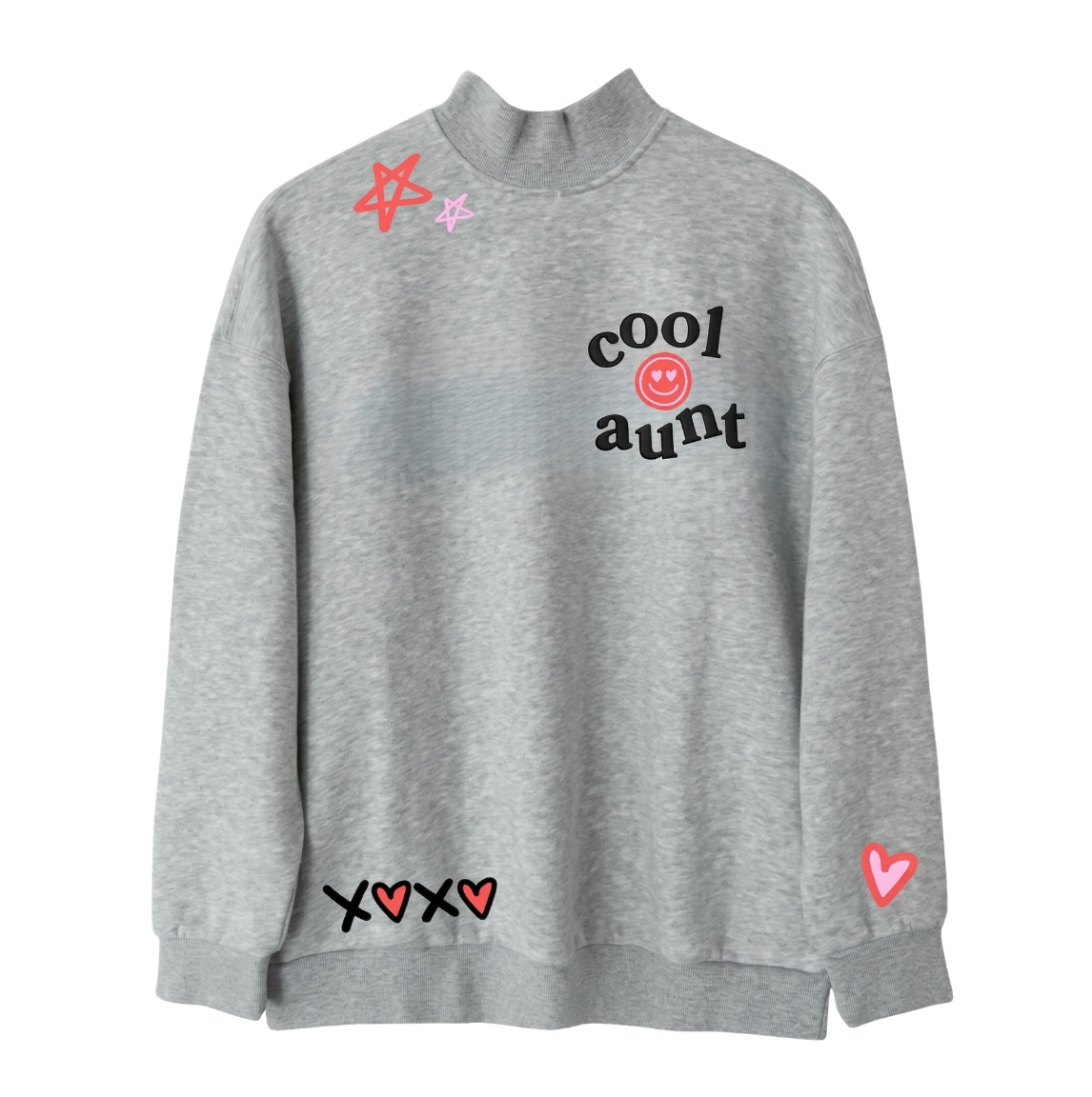 COOL AUNT ♡ printed sweatshirt