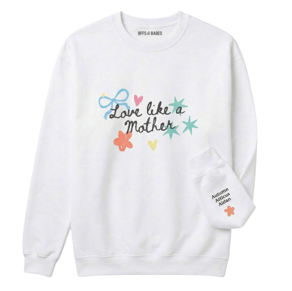 LOVE LIKE A MOTHER ♡ printed sweatshirt