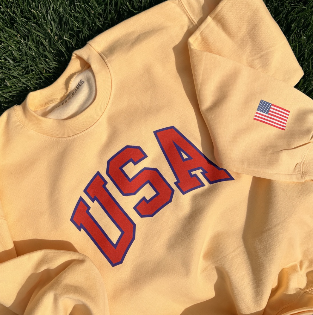 USA 250 ♡ printed patriotic sweatshirt