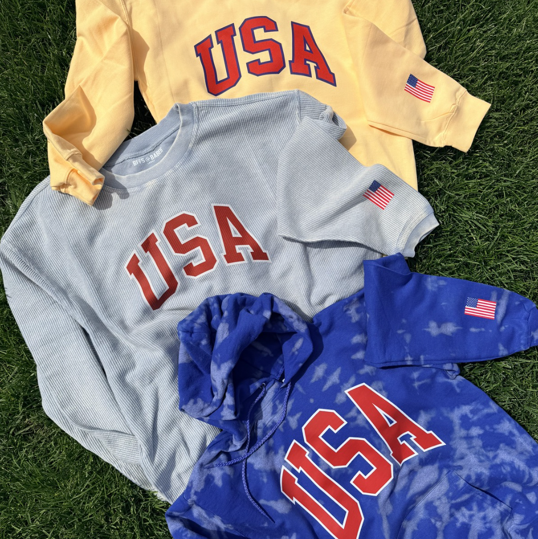USA 250 ♡ printed patriotic sweatshirt