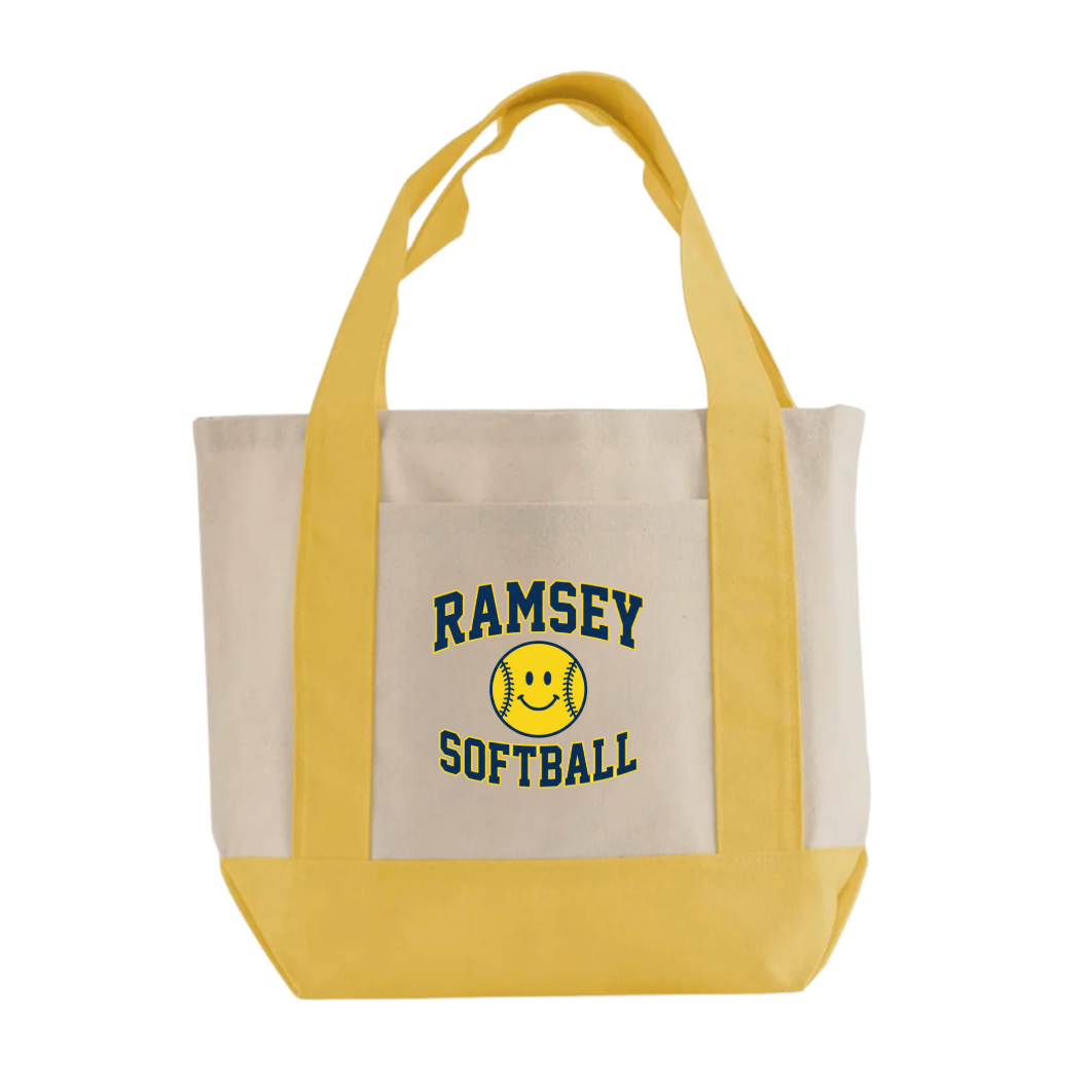 RAMSEY SOFTBALL ♡ printed mini tote