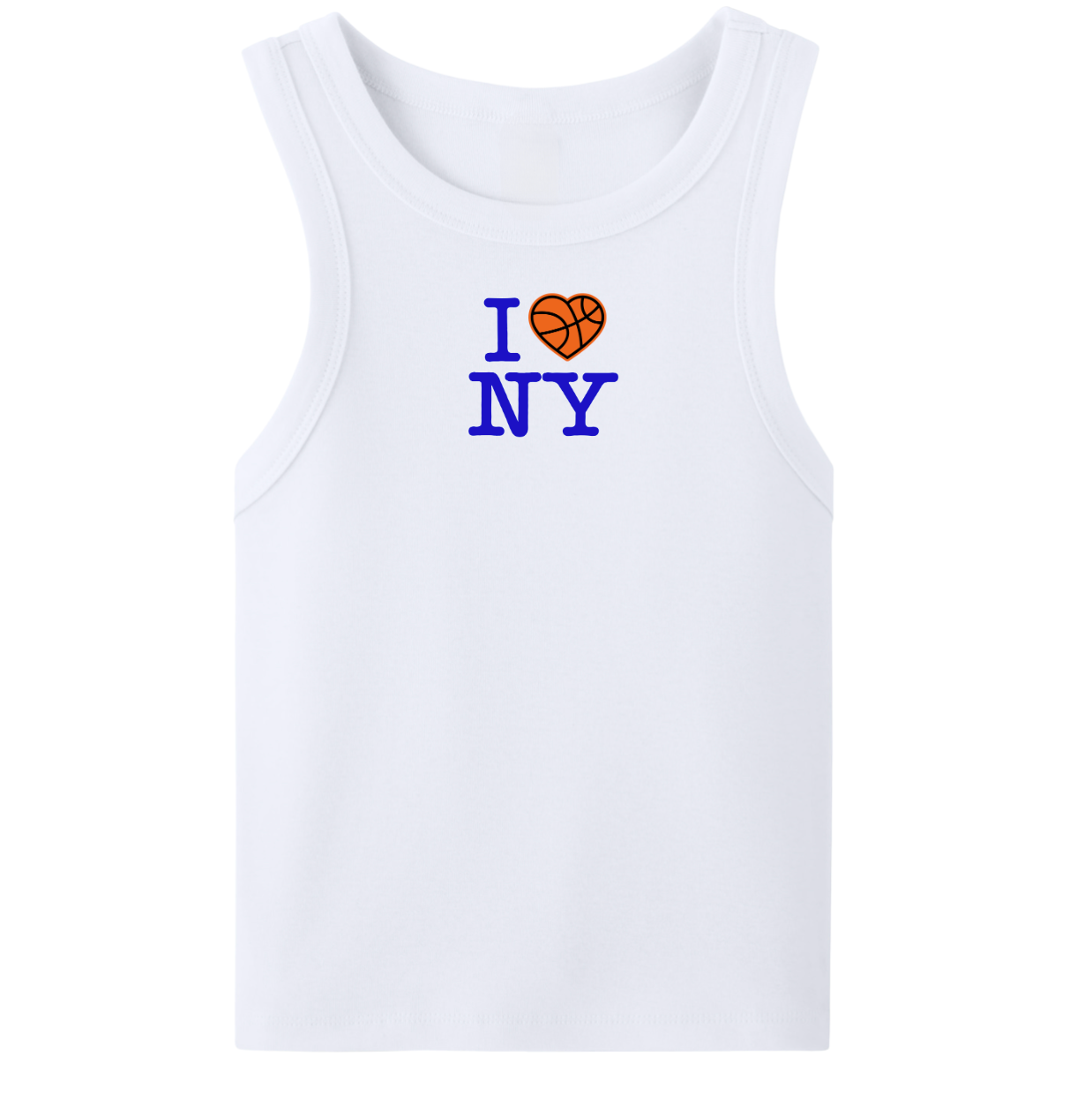 I LOVE NY ♡ adult printed racer back tank