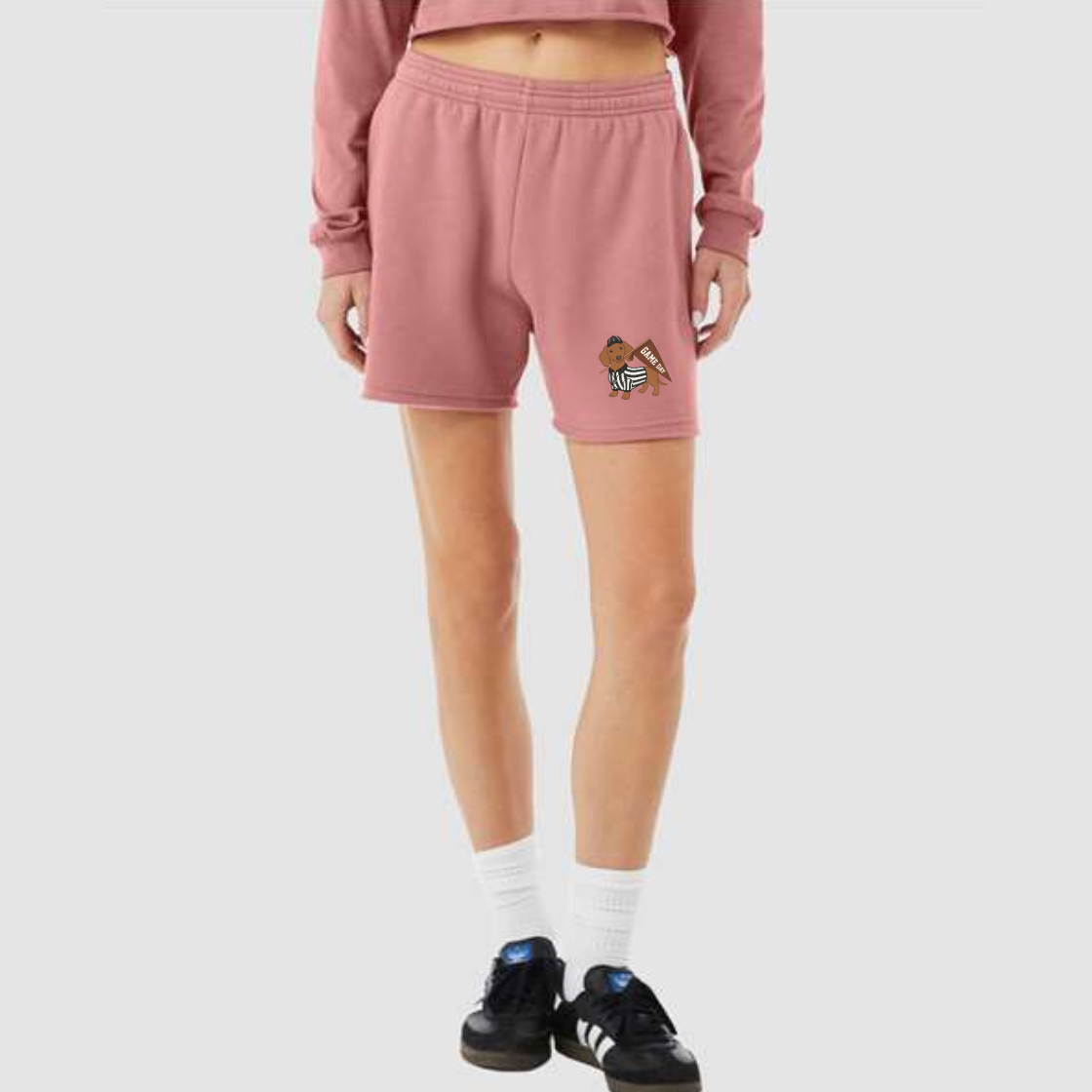 GAME DAY DOXIE ♡ printed cut off shorts