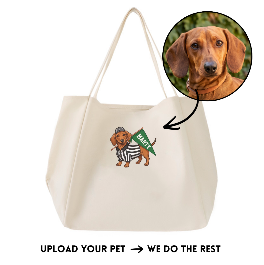 MVP: MOST VALUABLE PET ♡ personalized canvas tote