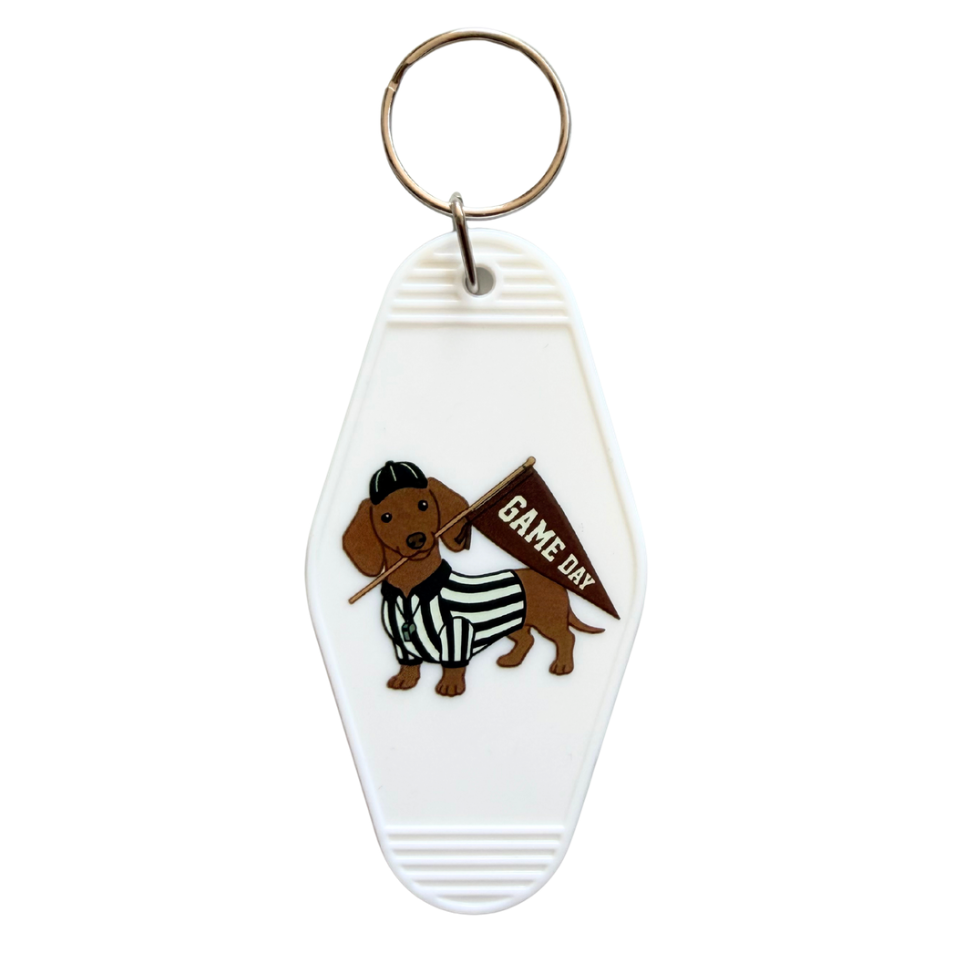 GAME DAY DOXIE ♡ keychain
