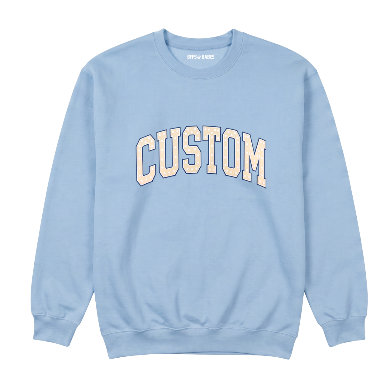 CUSTOM DOTS ♡ polka dot printed sweatshirt