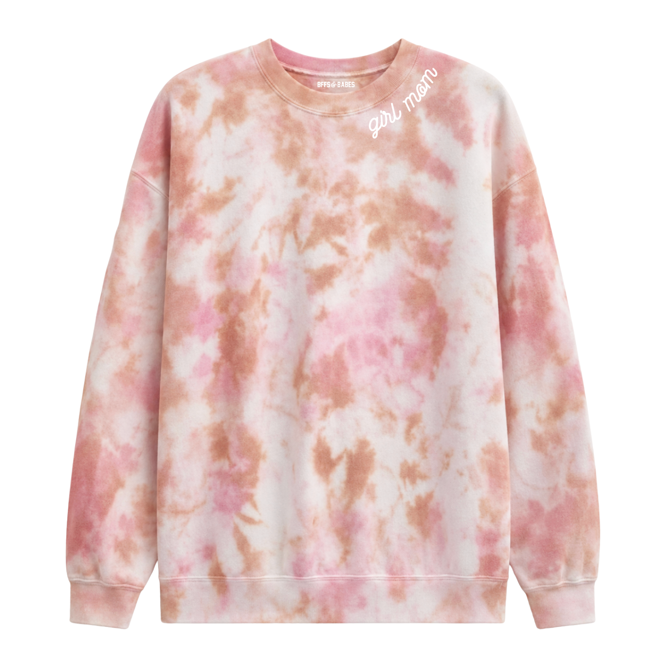 DUSTDYE ROSE ♡ adult tie-dye sweatshirt