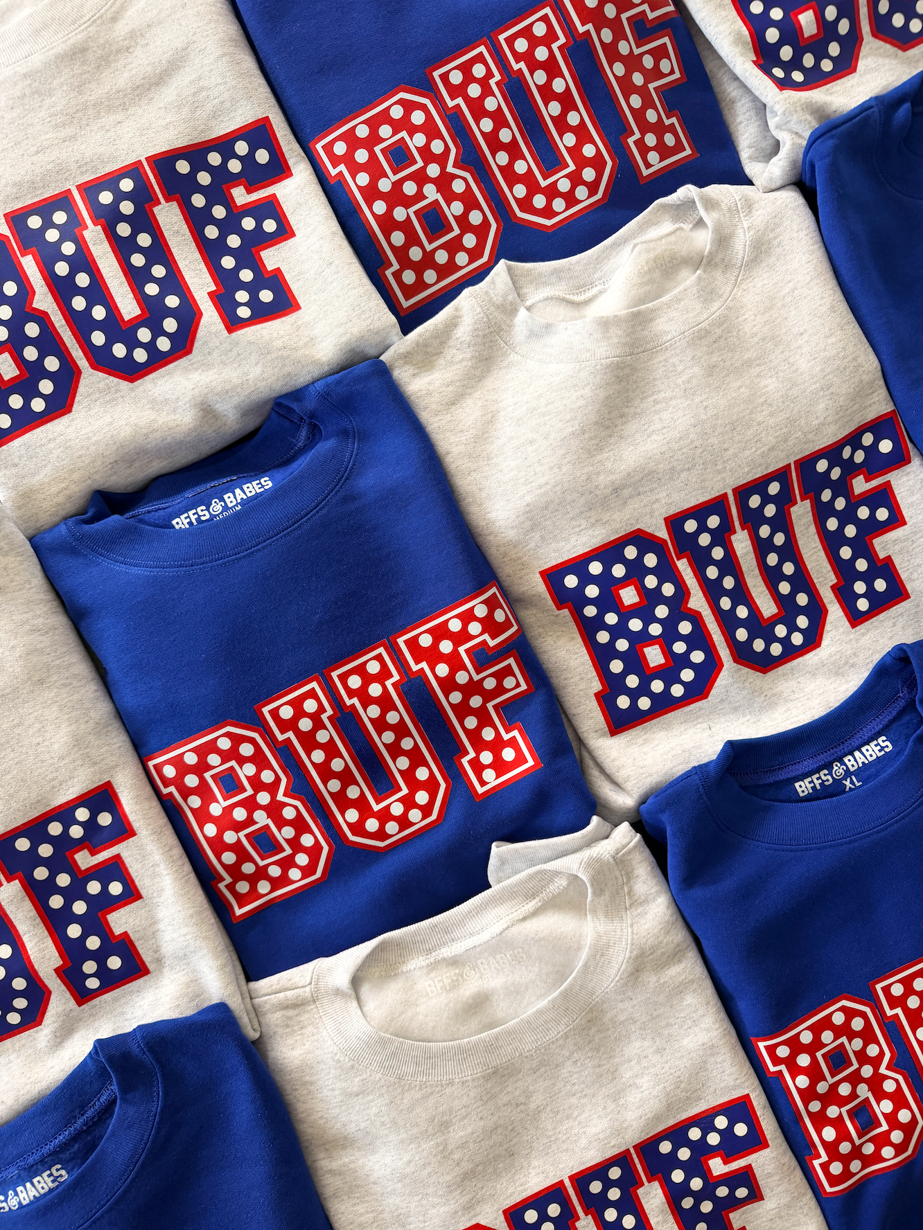 POLKA DOT BUF ♡ adult & kids sweatshirt