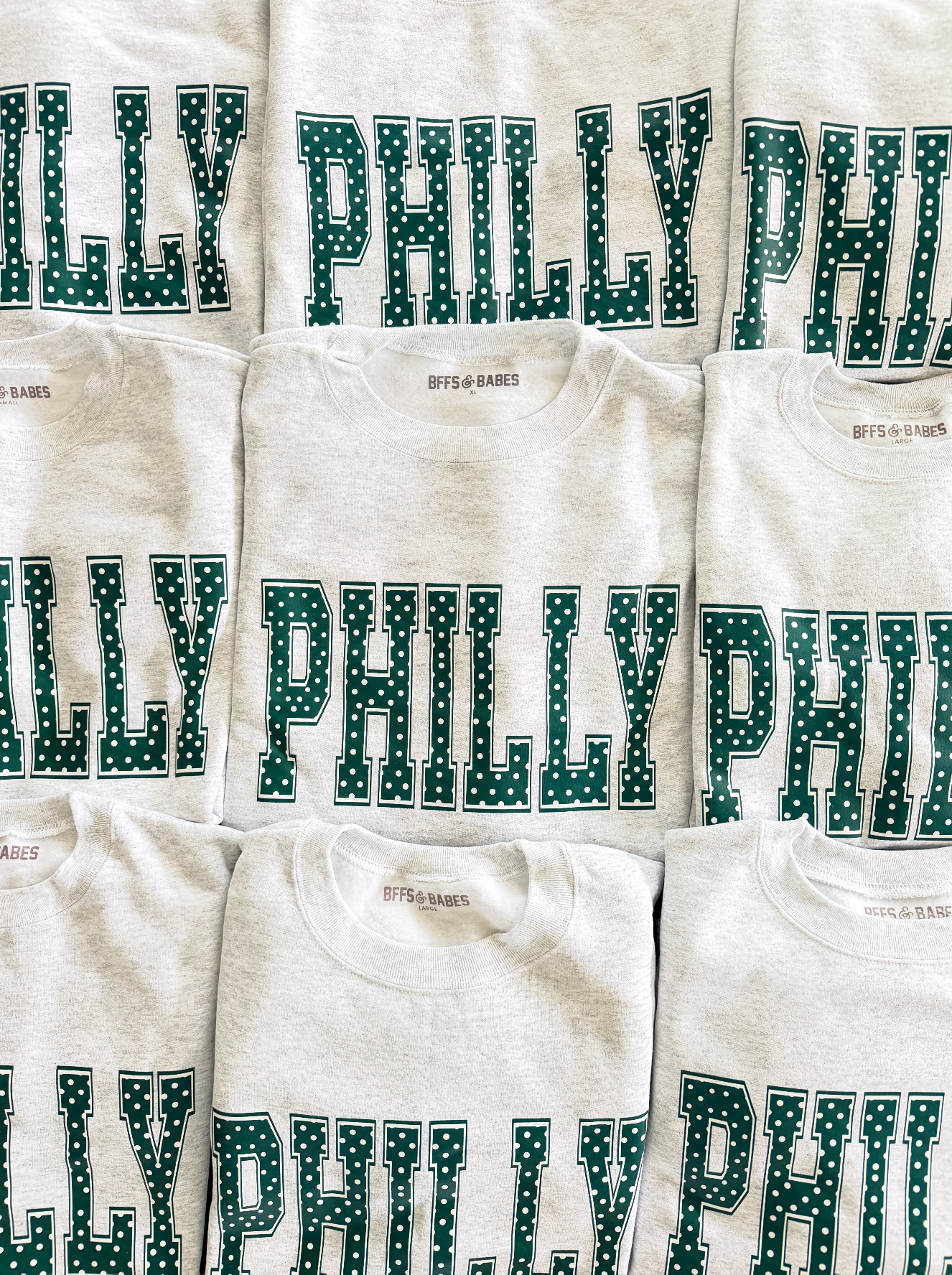POLKA DOT PHILLY ♡ adult & kids sweatshirt