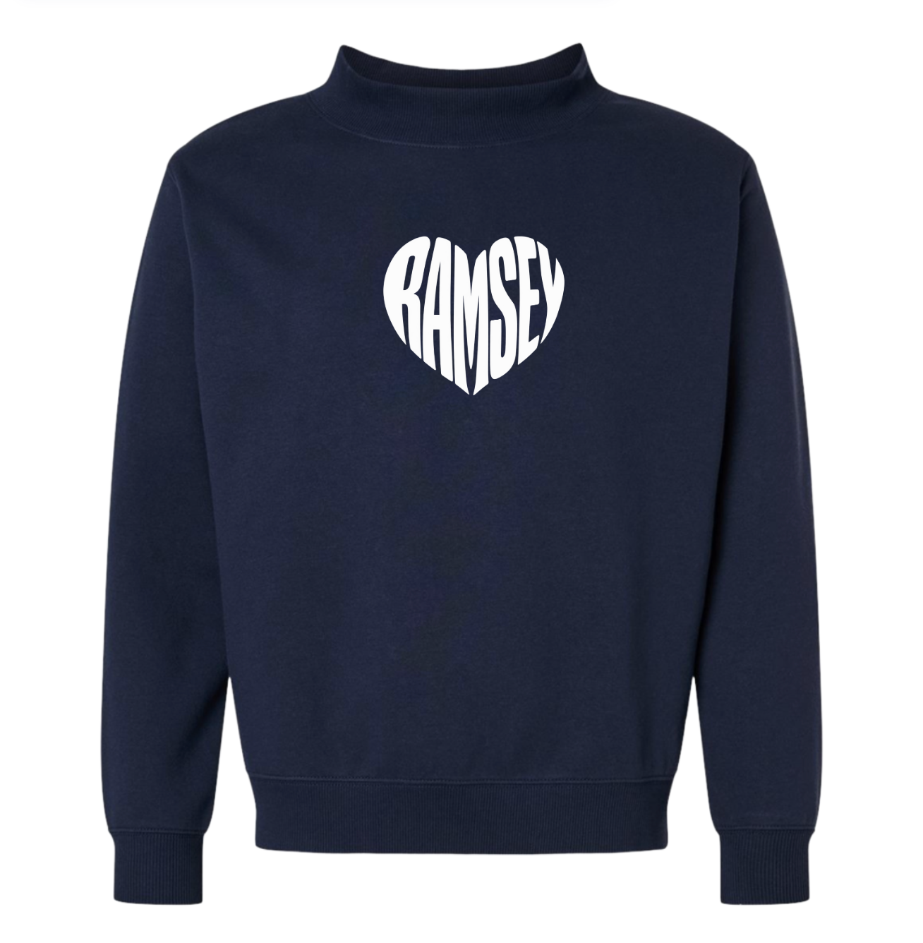 HUBBARD ♡ adult printed mockneck