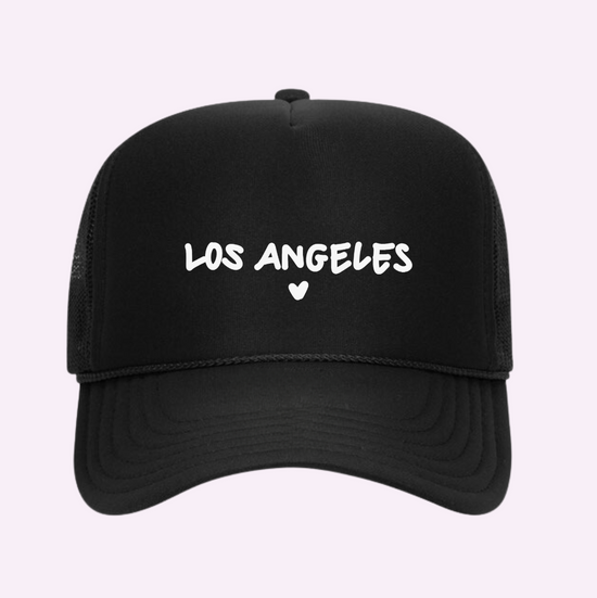 I LOVE LOS ANGELES ♡ printed trucker hat