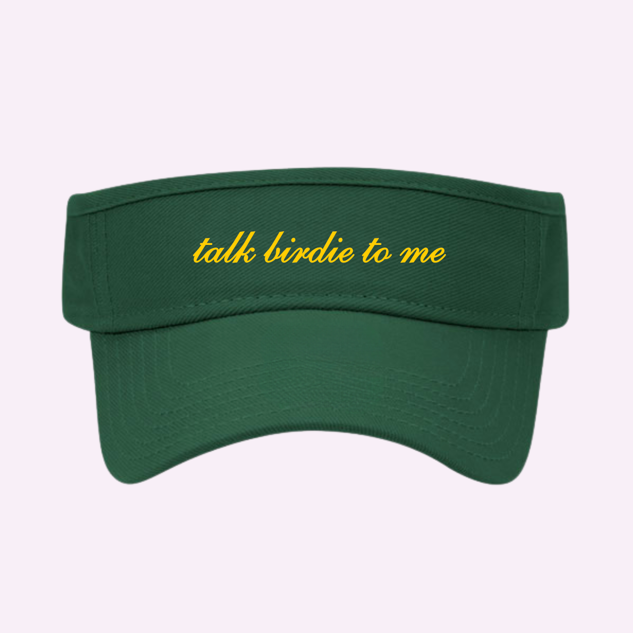 TALK BIRDIE ♡ printed visor