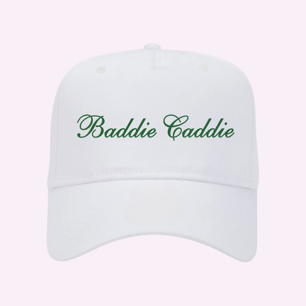 BADDIE CADDIE ♡ printed baseball cap
