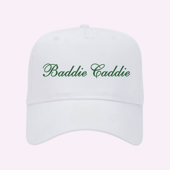 BADDIE CADDIE ♡ printed baseball cap