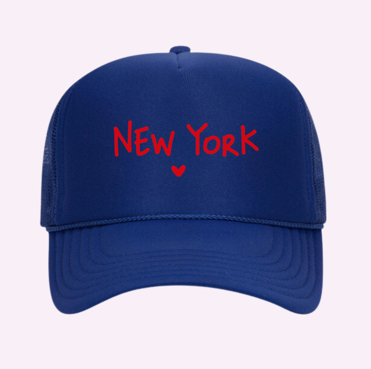 I LOVE NEW YORK ♡ printed trucker hat
