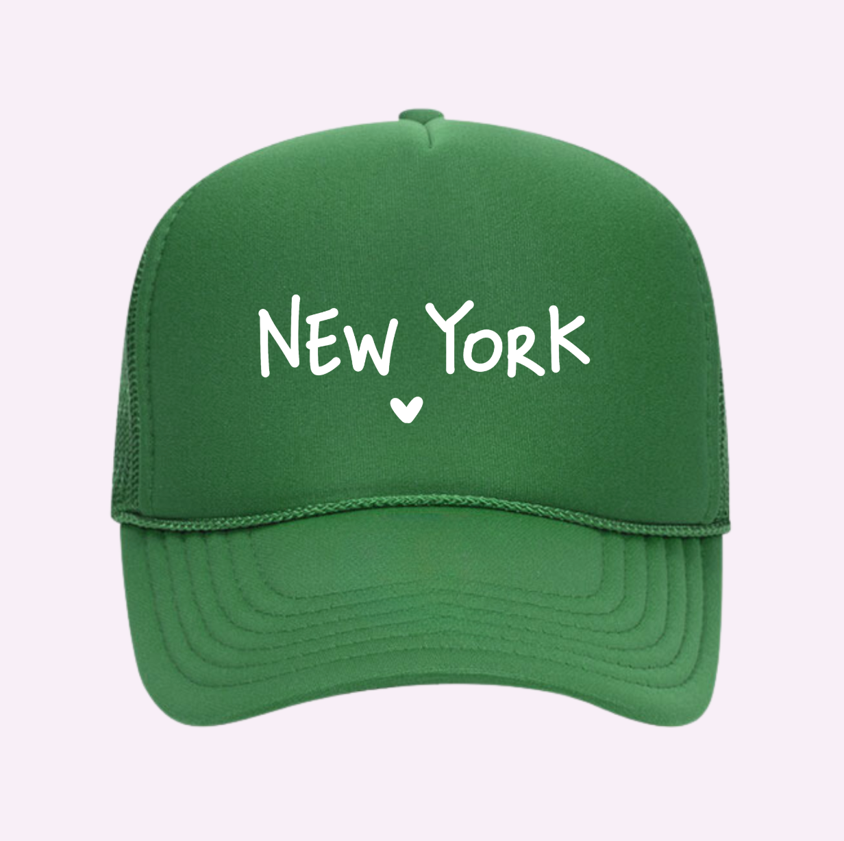 I LOVE NEW YORK ♡ printed trucker hat