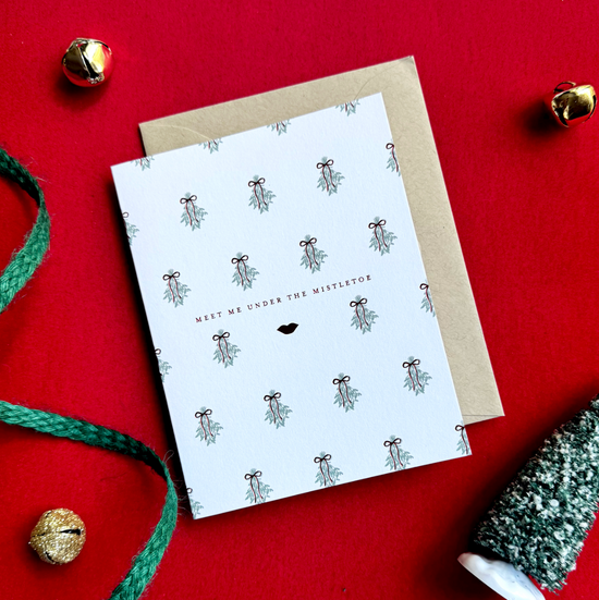 MISTLETOE ♡ holiday junkie x 2021 Co. card
