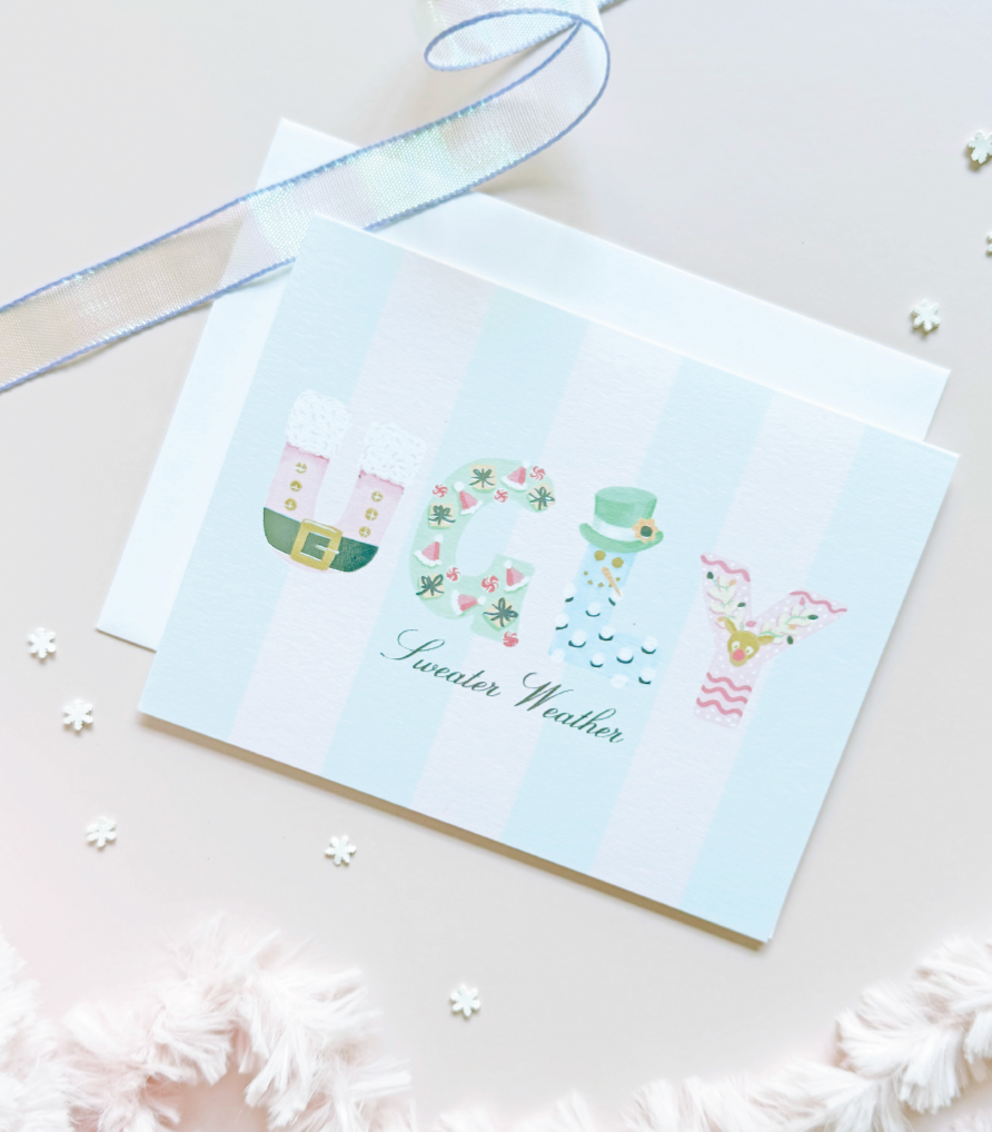 SWEATER WEATHER ♡ holiday junkie x 2021 co. card