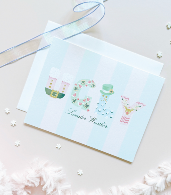 SWEATER WEATHER ♡ holiday junkie x 2021 co. card