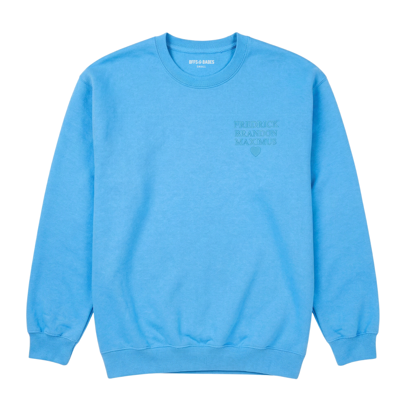 LITTLE HEART STITCH ♡ customizable embroidered sweatshirt