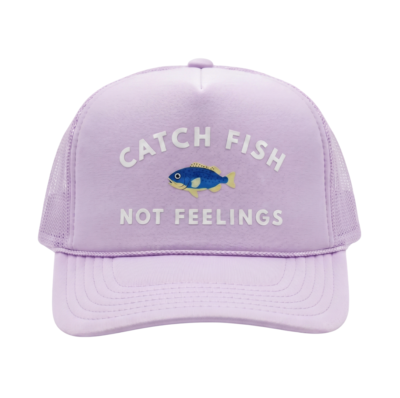 CATCH FISH NOT FEELINGS ♡ trucker hat