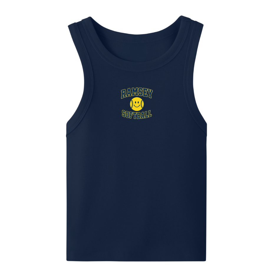 RAMSEY SOFTBALL ♡ adult printed tank