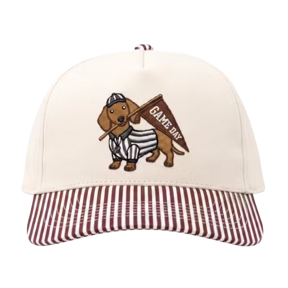 GAME DAY DOXIE ♡ embroidered hat