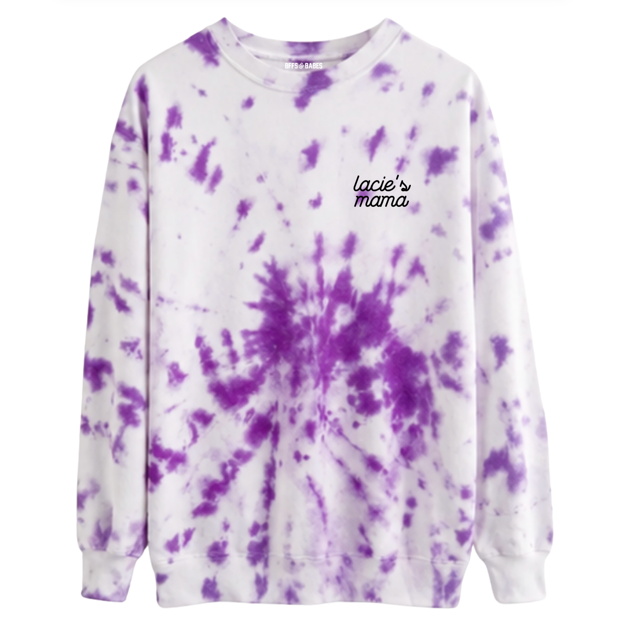 PURPLE SWIRL ♡ adult tie-dye sweatshirt
