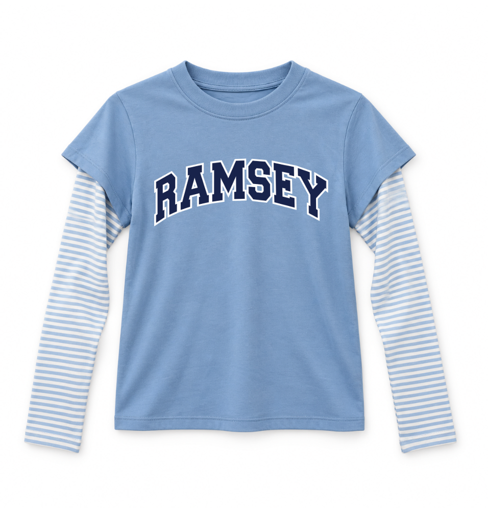 SMITH MIDDLE SCHOOL ♡ girls layered t-shirt